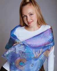 Шелковый шарф ручной работы Anoli Design Erksad Lilled цена и информация | <p>Тапочки женские</p>
 | 220.lv