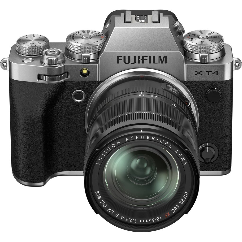 Fujifilm X-T4 + 18-55mm, sudrabots cena un informācija | Digitālās fotokameras | 220.lv