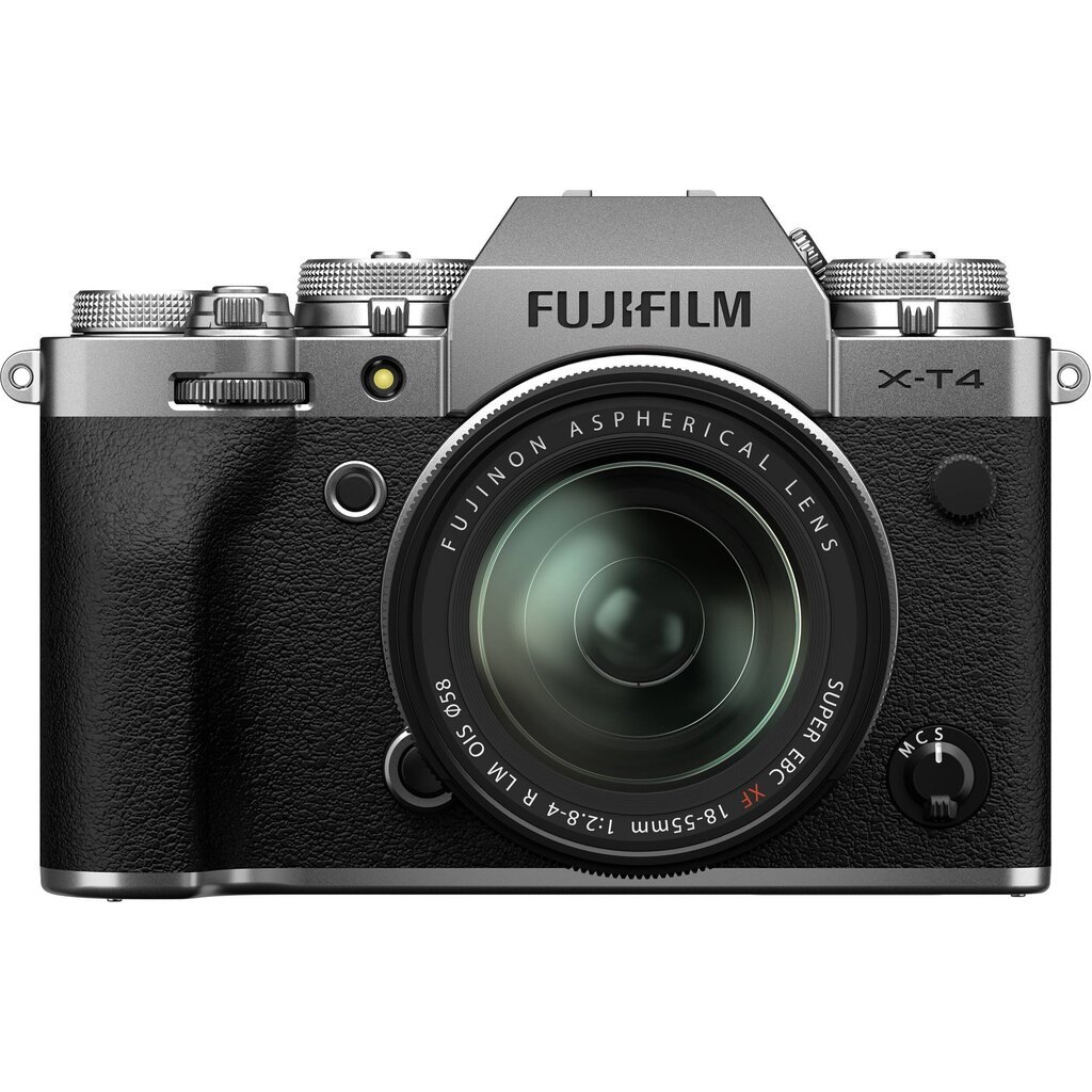 Цифровой фотоаппарат Fujifilm X-T4 + 18-55 мм, серебристый цена | 220.lv