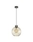 Emibig piekarināmā lampa Pineta 1B Black/Gold cena un informācija | Piekaramās lampas | 220.lv