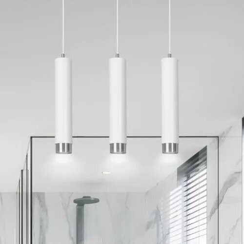 Emibig piekarināmā lampa Kibo 3 White/Chrome cena un informācija | Lustras | 220.lv