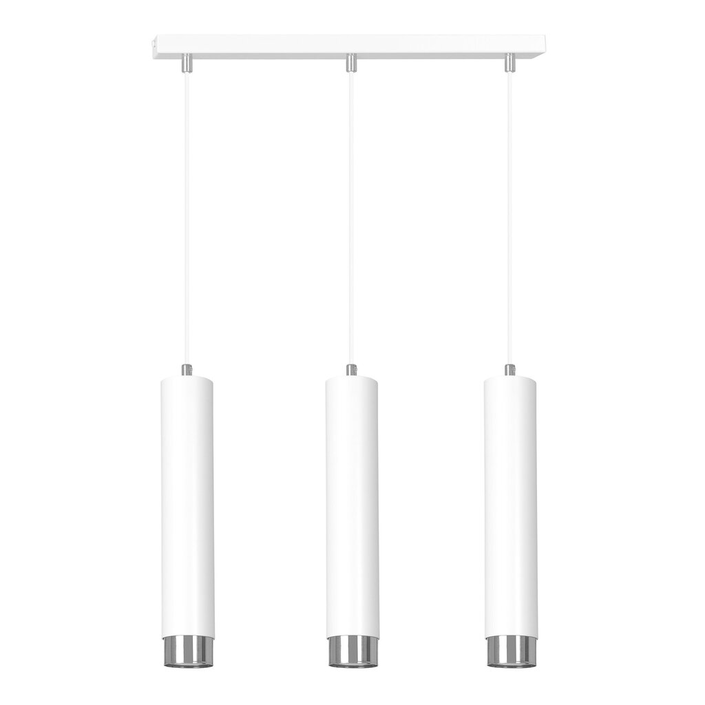 Emibig piekarināmā lampa Kibo 3 White/Chrome cena un informācija | Lustras | 220.lv