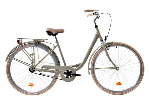 Городской велосипед N1 Cruiser 1.0 28", бежевый цена и информация | Велосипеды | 220.lv