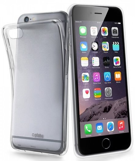 SBS Aero Sleeve Case Aizmugurējais Silikona Apvalks Priekš Apple iPhone 6 Plus / 6S Plus Caurspīdīgs цена и информация | Telefonu vāciņi, maciņi | 220.lv