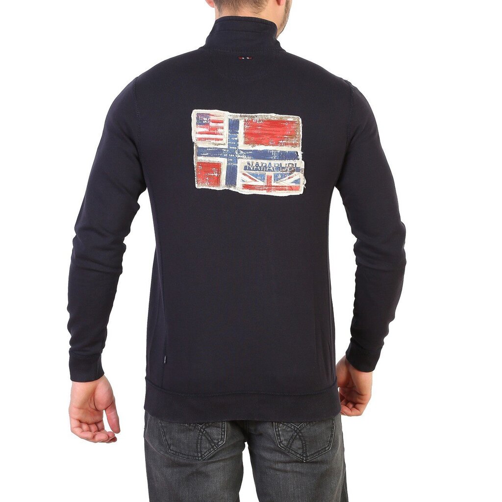 Napapijri vīriešu sporta jaka, zilā krāsā S cena un informācija | Vīriešu džemperi | 220.lv