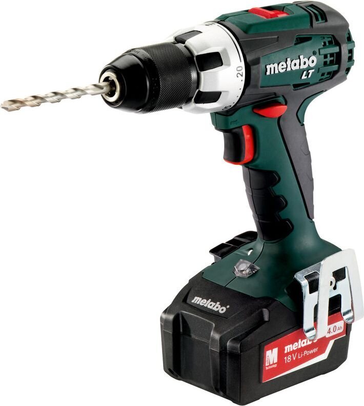 Metabo 18V Komplekts: urbis BS 18 LT + leņķa slīpmašīna W 18 LTX цена и информация | Skrūvgrieži, urbjmašīnas | 220.lv