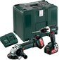 Metabo 18V Komplekts: urbis BS 18 LT + leņķa slīpmašīna W 18 LTX цена и информация | Skrūvgrieži, urbjmašīnas | 220.lv