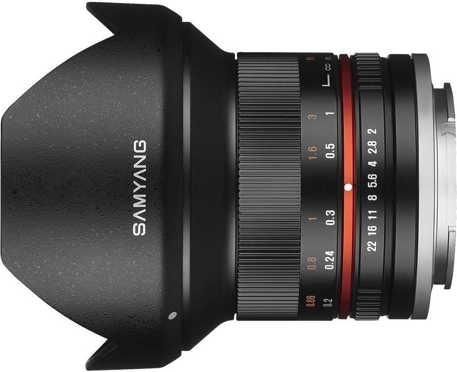 Samyang 12mm f/2.0 NCS CS objektīvs priekš Fujifilm cena un informācija | Objektīvi | 220.lv