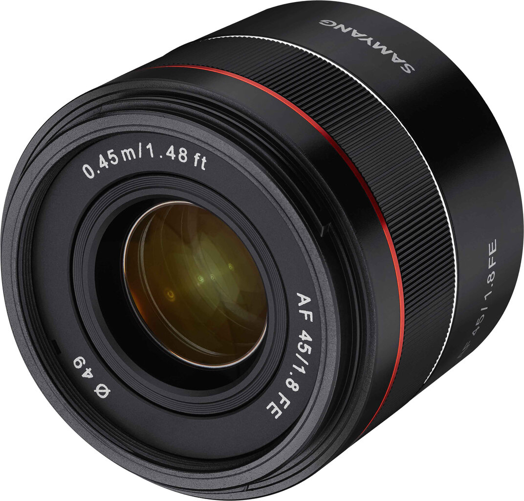 Samyang AF 45mm f/1.8 FE lens for Sony cena un informācija | Objektīvi | 220.lv