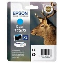 Epson Ink T1302 Cyan (C13T13024012), цена и информация | Картриджи для струйных принтеров | 220.lv