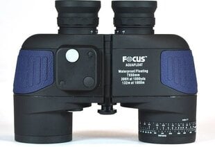 Focus binoculars Aquafloat 7x50 Waterproof, must cena un informācija | Binokļi | 220.lv