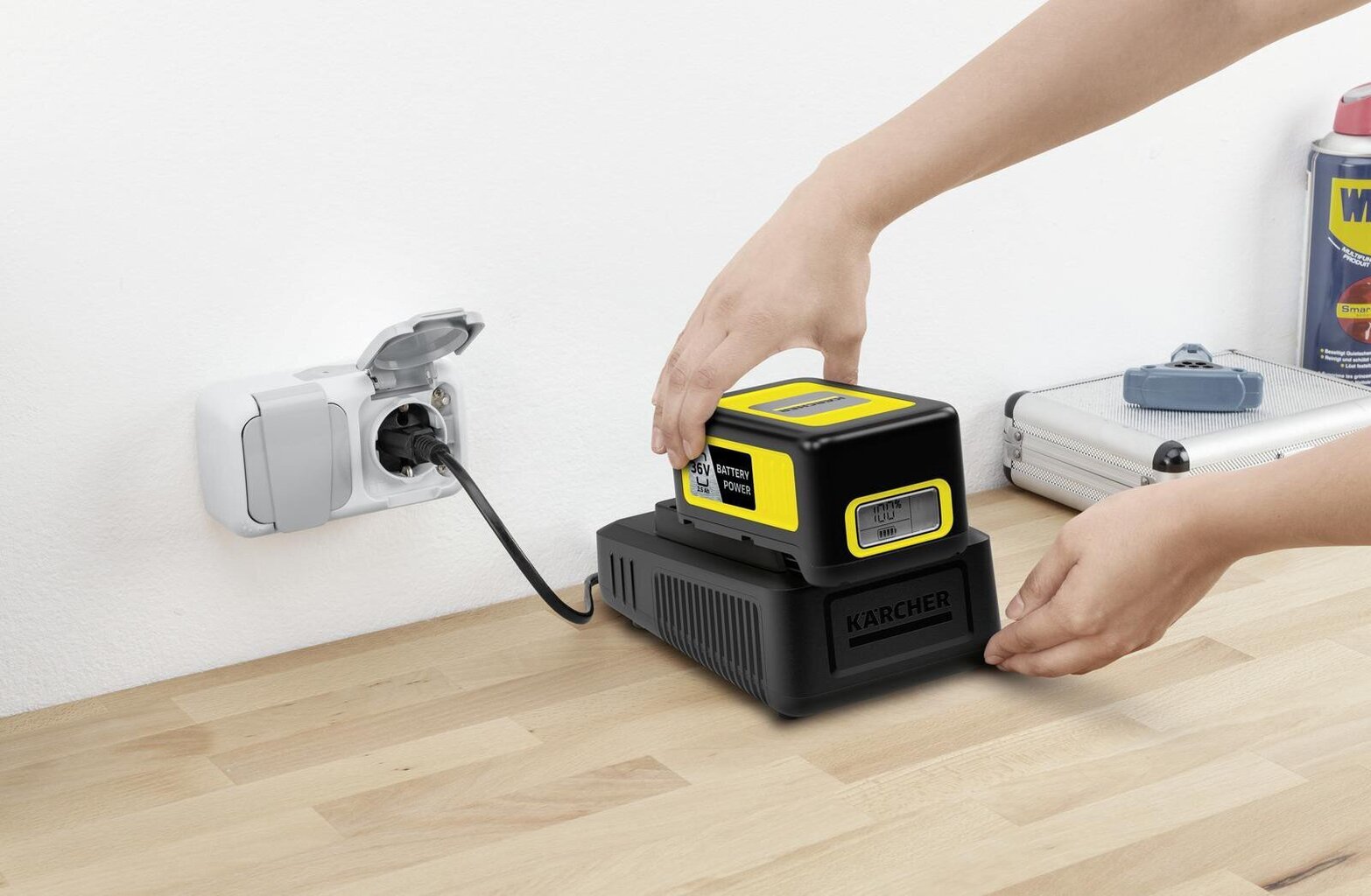 Karcher Battery Power ātrās uzlādes lādētājs, 36V cena un informācija | Skrūvgrieži, urbjmašīnas | 220.lv