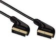 Vads Hama SCART 1,5m, gold (25) цена и информация | Kabeļi un vadi | 220.lv