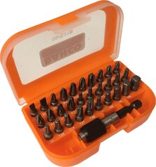 Uzgaļu komplekts 1/4x25mm 31 gab. PH,PH2G,PZ,TORX,SL,HEX цена и информация | Механические инструменты | 220.lv