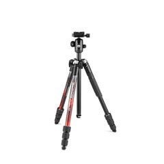 Manfrotto statīva komplekts Element MII MKELMII4RD-BH, sarkans цена и информация | Штативы для фотоаппаратов | 220.lv