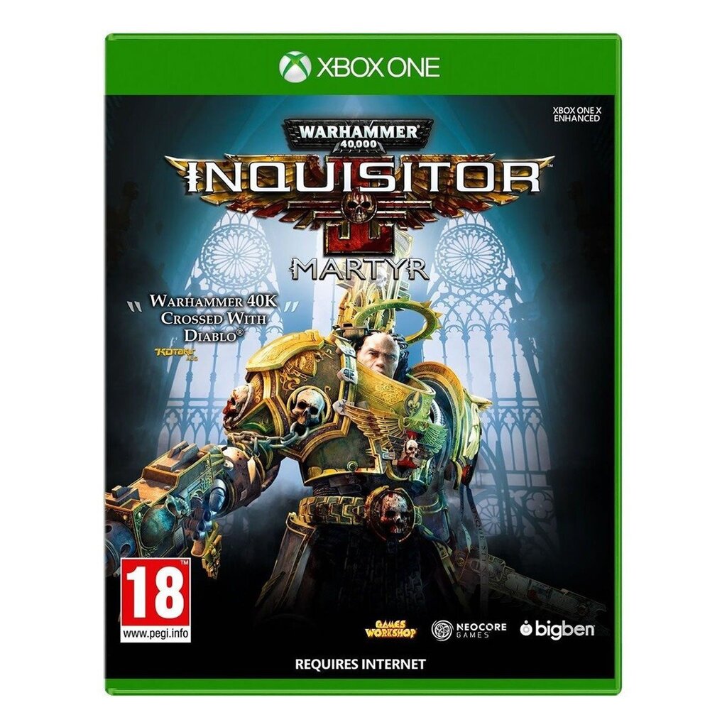 Xbox One Warhammer 40,000: Inquisitor – Martyr cena un informācija | Datorspēles | 220.lv