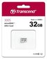 MEMORY MICRO SDHC 32GB W/ADAPT/C10 TS32GUSD300S-A TRANSCEND cena un informācija | Atmiņas kartes mobilajiem telefoniem | 220.lv