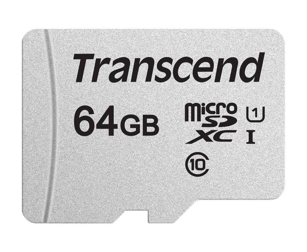 Карта памяти для телефона Карта памяти MICRO SDXC 64GB W/ADAPT/UHS-I  TS64GUSD300S-A TRANSCEND цена | 220.lv