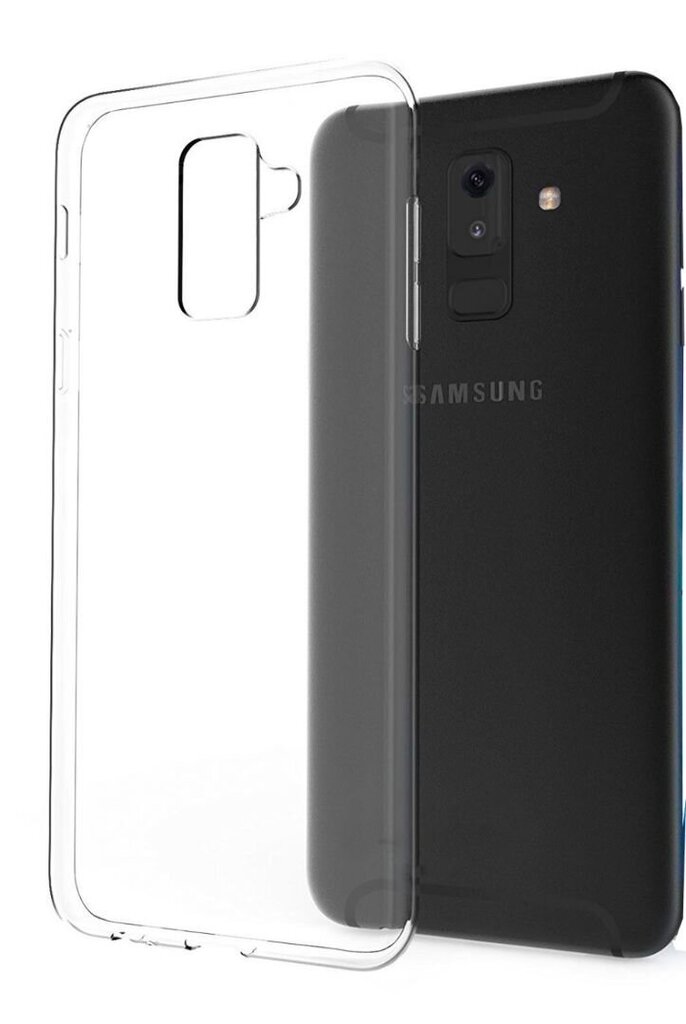 Aizmugurējais vāciņš Evelatus    Samsung    A6 Plus 2018 Silicone Case    Transparent cena un informācija | Telefonu vāciņi, maciņi | 220.lv
