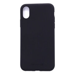 Aizmugurējais vāciņš Evelatus    Apple    iPhone X Silicone Case    Black cena un informācija | Telefonu vāciņi, maciņi | 220.lv