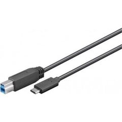 Goobay USB 3.0 cable 67986 1 m, Black цена и информация | Кабели и провода | 220.lv