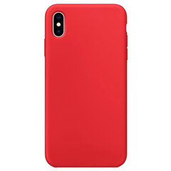 Aizmugurējais vāciņš Evelatus    Apple    iPhone Xs MAX Silicone Case    Red cena un informācija | Telefonu vāciņi, maciņi | 220.lv