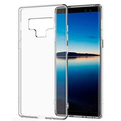 Aizmugurējais vāciņš Evelatus    Samsung    Note 9 Silicone Case    Transparent cena un informācija | Telefonu vāciņi, maciņi | 220.lv