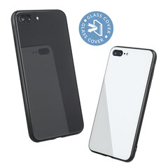 Aizmugurējais vāciņš ILike    Apple    iPhone X / iPhone XS Glass case    Black cena un informācija | Telefonu vāciņi, maciņi | 220.lv