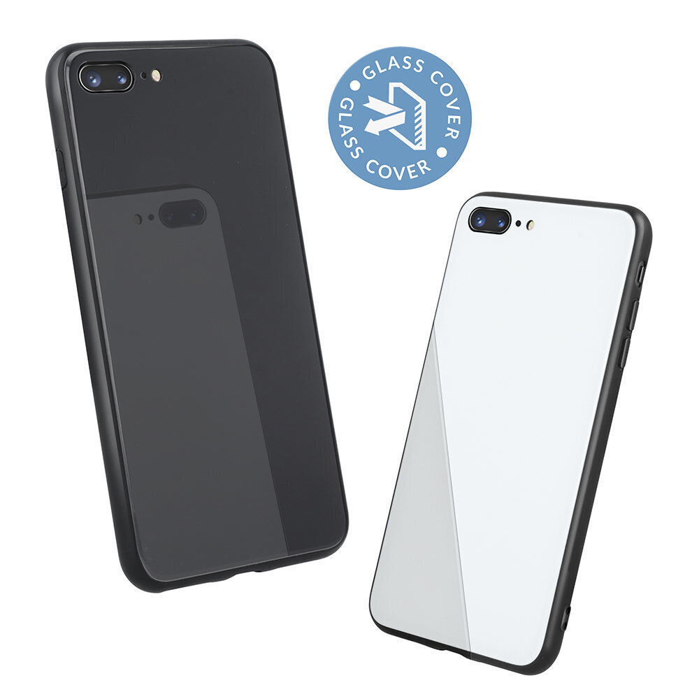 Aizmugurējais vāciņš ILike    Apple    iPhone X / iPhone XS Glass case    Black цена и информация | Telefonu vāciņi, maciņi | 220.lv