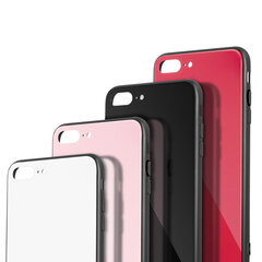 Aizmugurējais vāciņš ILike    Apple    iPhone X / iPhone XS Glass case    Black cena un informācija | Telefonu vāciņi, maciņi | 220.lv