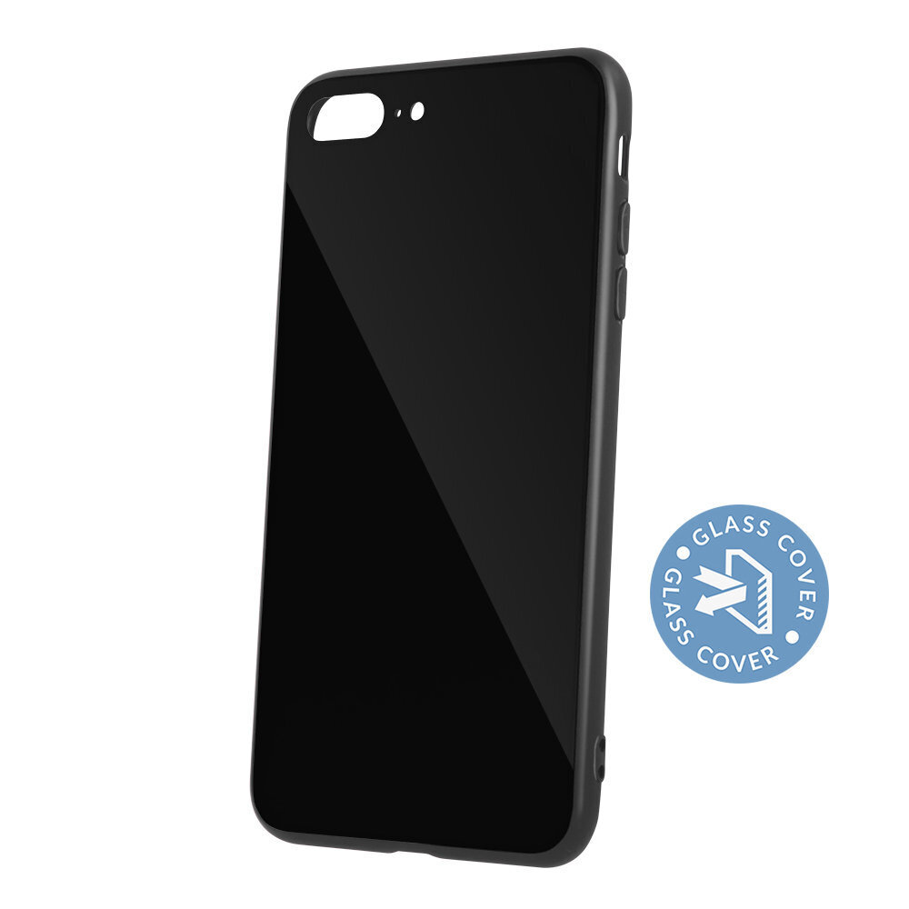 Aizmugurējais vāciņš ILike    Apple    iPhone X / iPhone XS Glass case    Black cena un informācija | Telefonu vāciņi, maciņi | 220.lv