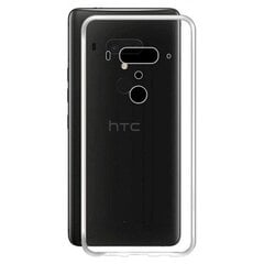 Ultra Slim 0,3 mm TPU case for HTC U12+ transparent цена и информация | Чехлы для телефонов | 220.lv