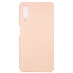 Aizmugurējais vāciņš Evelatus    Samsung    A7 2018 Silicone Case    Pink Sand cena un informācija | Telefonu vāciņi, maciņi | 220.lv