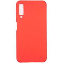 Aizmugurējais vāciņš Evelatus    Samsung    Galaxy A7 2018 Silicone Case    Red cena un informācija | Telefonu vāciņi, maciņi | 220.lv