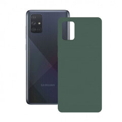 Samsung Galaxy A71 Silk Cover By Ksix Green cena un informācija | Telefonu vāciņi, maciņi | 220.lv