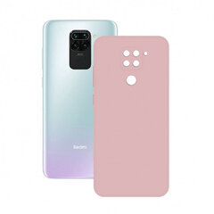 Xiaomi Redmi Note 9 Silk Cover By Ksix Pink cena un informācija | Telefonu vāciņi, maciņi | 220.lv