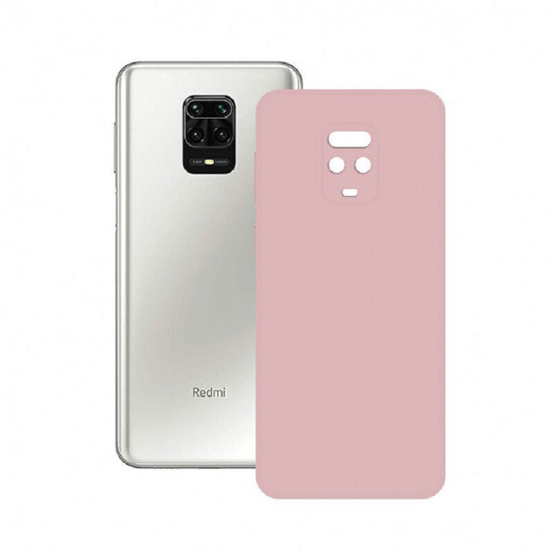Xiaomi Redmi Note 9 Pro/Note 9 apvalks Silk Cover By Ksix Pink cena un informācija | Telefonu vāciņi, maciņi | 220.lv