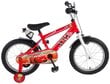 Bērnu velosipēds Disney Cars, 16”, sarkans cena un informācija | Velosipēdi | 220.lv