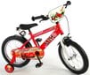 Bērnu velosipēds Disney Cars, 16”, sarkans cena un informācija | Velosipēdi | 220.lv