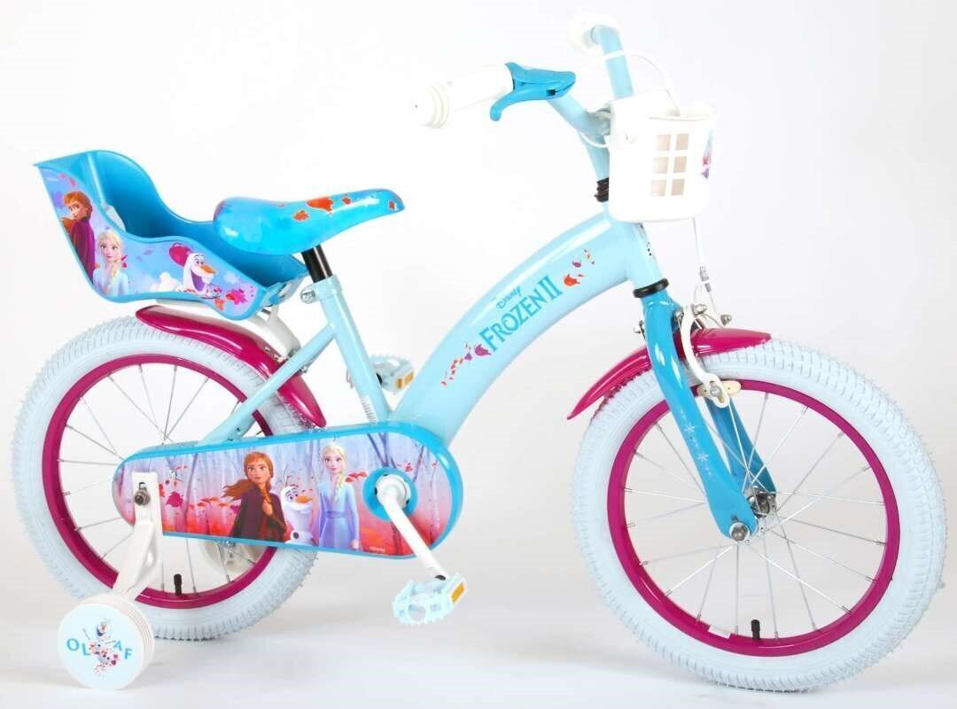 Meiteņu velosipēds Disney Frozen 2, 16" cena un informācija | Velosipēdi | 220.lv