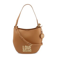 Love Moschino sieviešu pleca soma, brūnā krāsā cena un informācija | Sieviešu somas | 220.lv