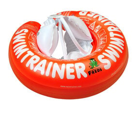 Плавательный круг Swimtrainer, красный, 42 см цена и информация | Надувные и пляжные товары | 220.lv