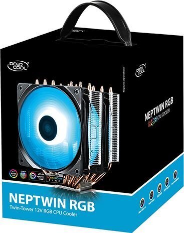 Deepcool Neptwin RGB Intel, AMD, CPU Air cena un informācija | Datora ventilatori | 220.lv