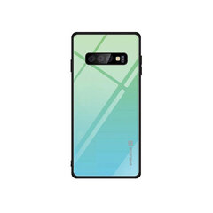 Aizmugurējais vāciņš Evelatus    Samsung    S10e Gradient Glass Case 6    Lagoon цена и информация | Чехлы для телефонов | 220.lv