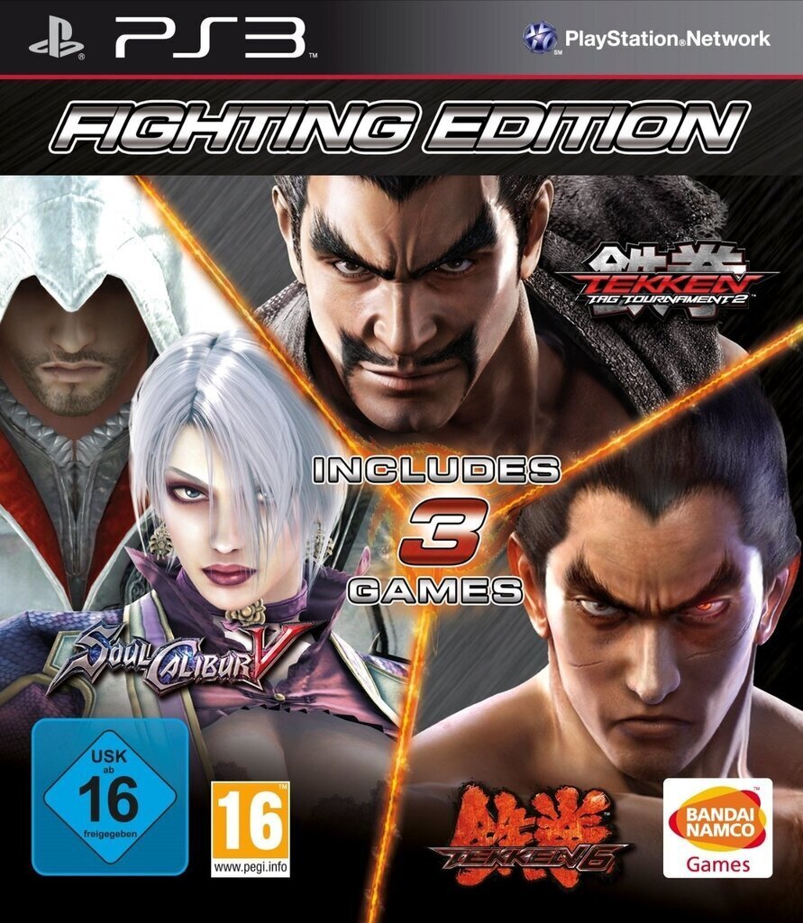 PS3 Fighting Edition: Tekken 6, Tekken Tag Tournament 2, Soul Calibur V cena un informācija | Datorspēles | 220.lv