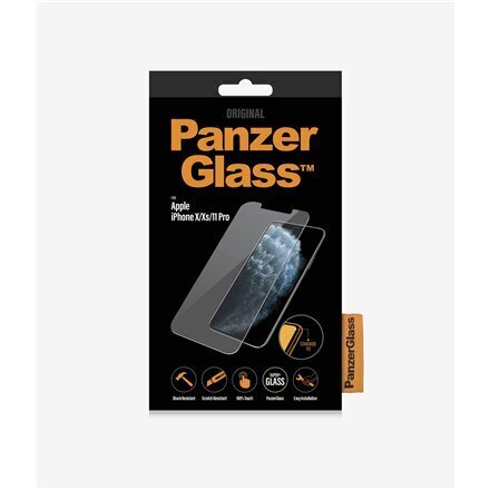 PanzerGlass glass screen protector iPhone X/Xs/11 Pro cena un informācija | Ekrāna aizsargstikli | 220.lv