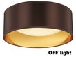 LED griestu lampa G.LUX GM-778-LED, brūna цена и информация | Griestu lampas | 220.lv