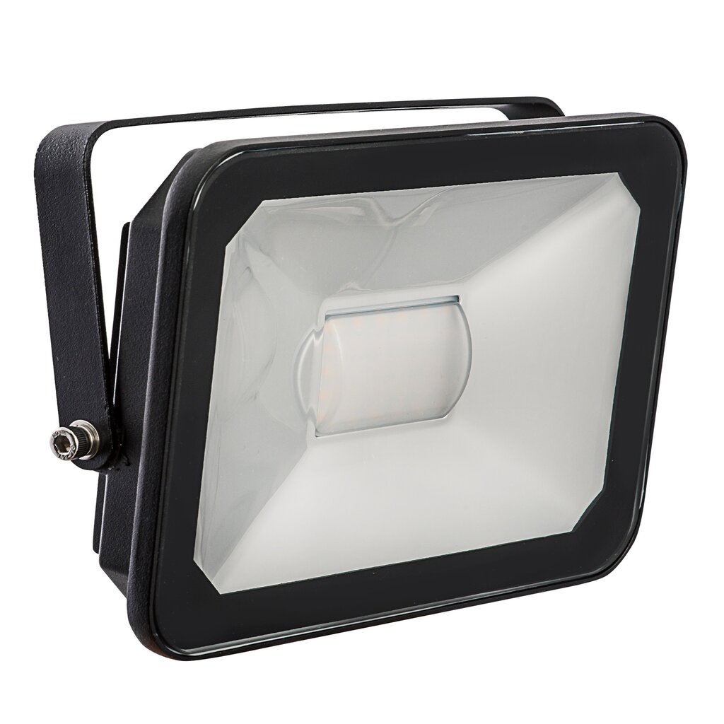 LED prožektors ārtelpām GR-FL-20 W, melns cena un informācija | Āra apgaismojums | 220.lv