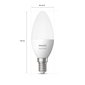 Philips Hue - E14 2-Pack - Warm White - Bluetooth цена и информация | Spuldzes | 220.lv