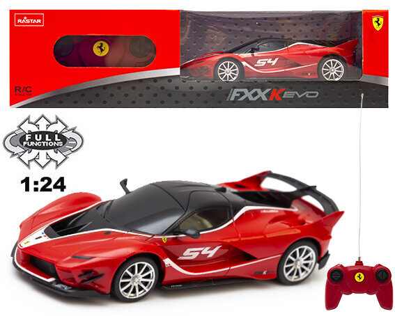 RASTAR rādiovadāms auto R/C 1:24 Ferrari FXX K Evo, 79300 цена и информация | Rotaļlietas zēniem | 220.lv